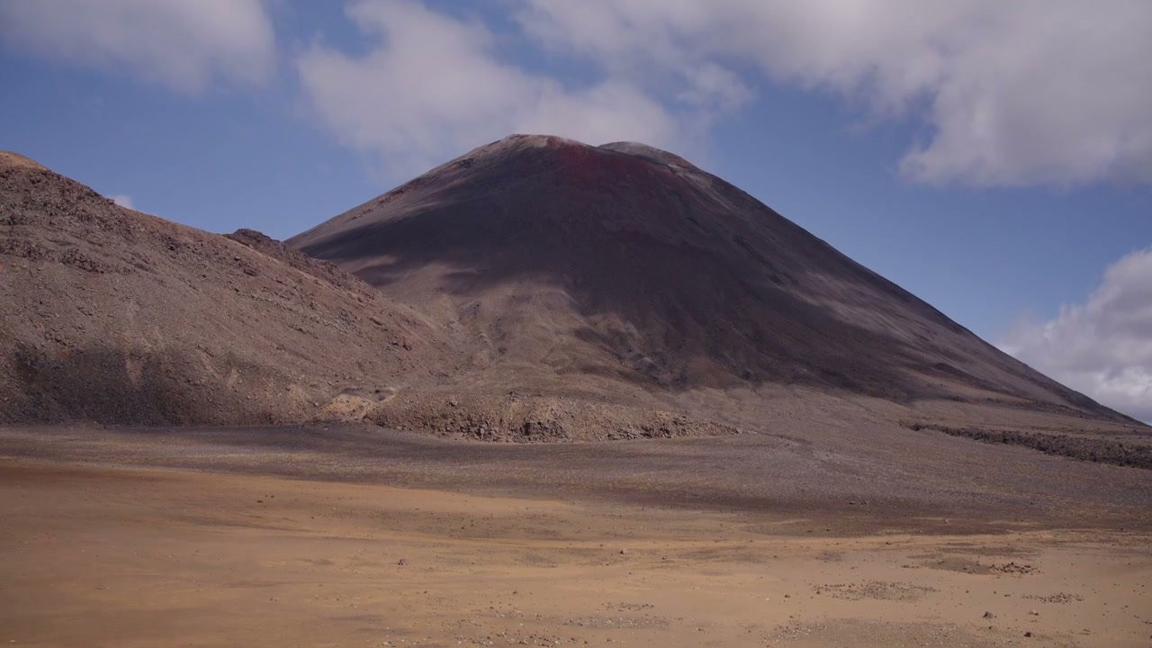 Mount Ngauruhoe Cloud Shadows Timelapse