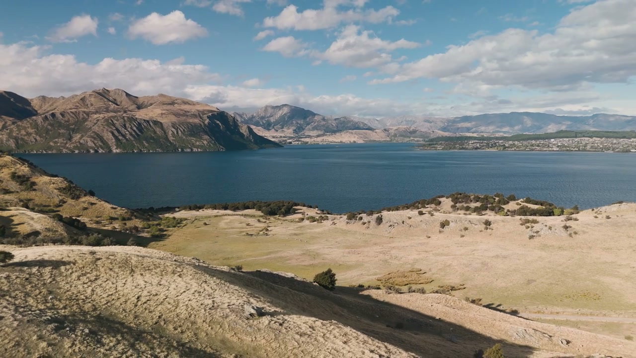 Vast Mountain Lake Panorama