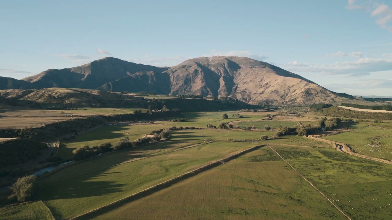 Green Fields and Rolling Mountains