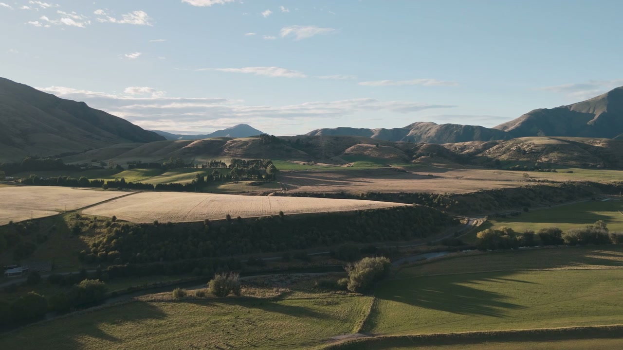 Green Fields Mountain Landscape