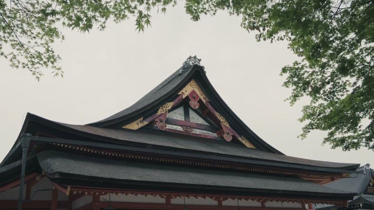 Traditional Japanese Temple Roof