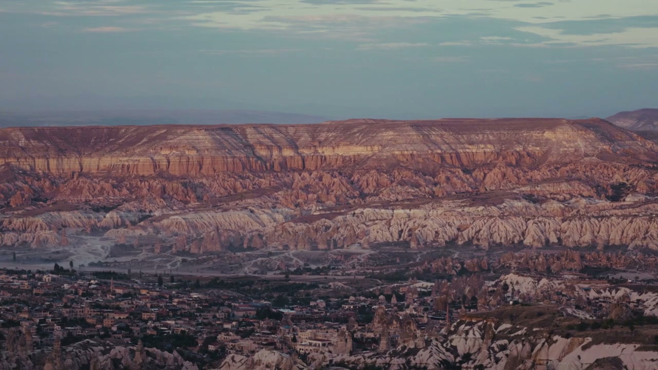 Cappadocia Valley Rock Formations at Sunrise