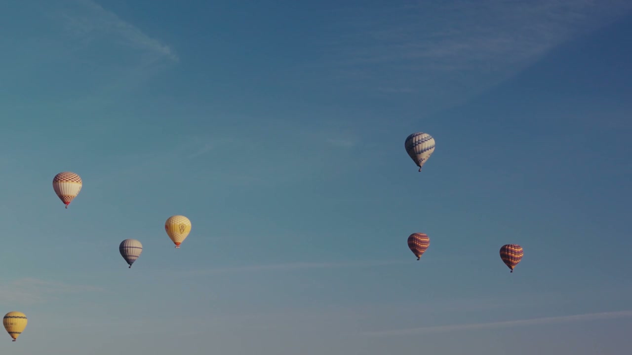 Colorful Hot Air Balloons in Cappadocia Sky
