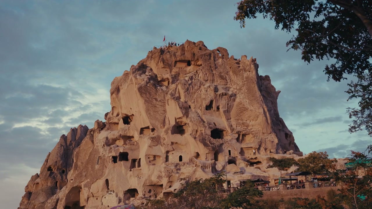 Uchisar Castle Cave Dwellings in Cappadocia