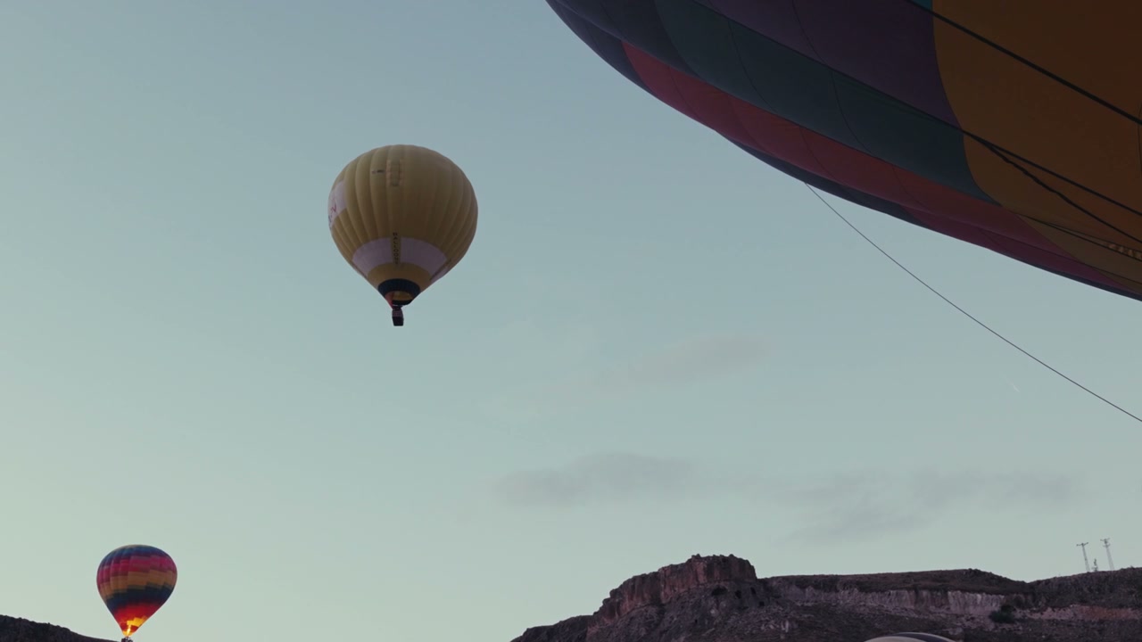 Hot Air Balloons Over Cappadocia