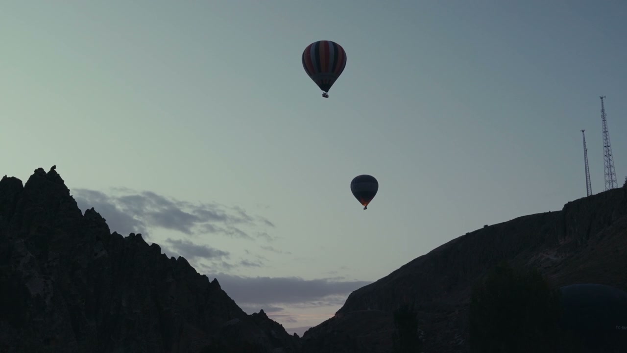 Hot Air Balloons Over Cappadocia