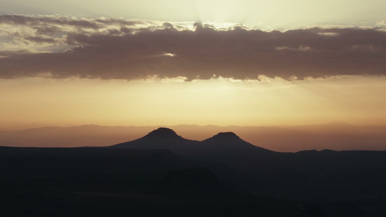 Cappadocia Mountain Peaks at Sunrise