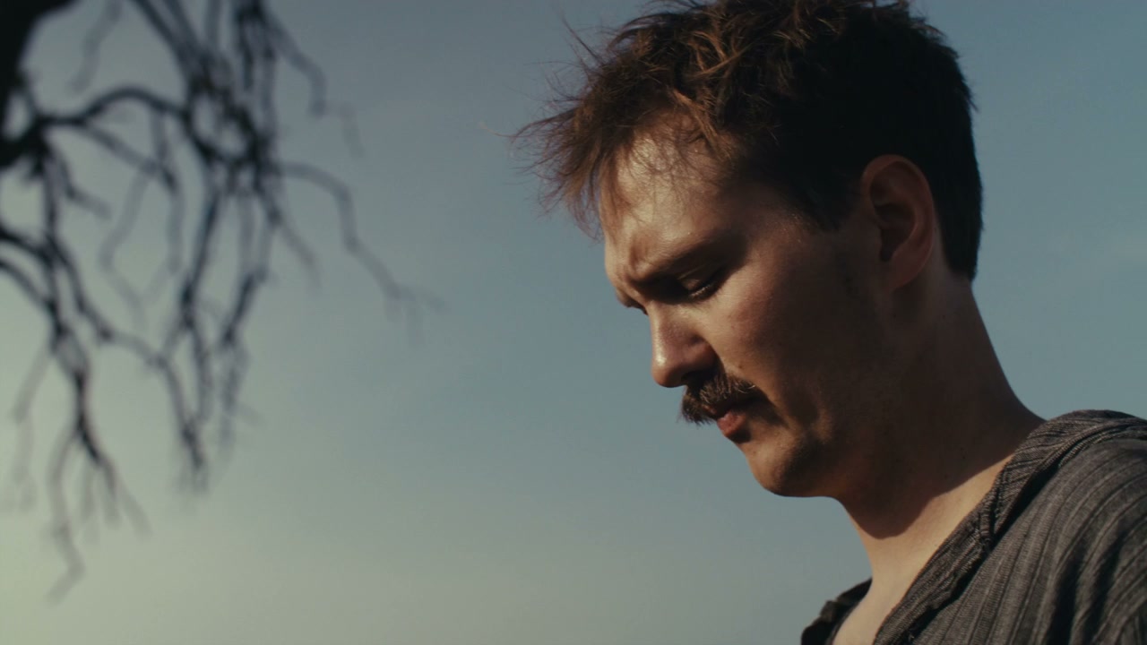 Pensive Man Outdoors