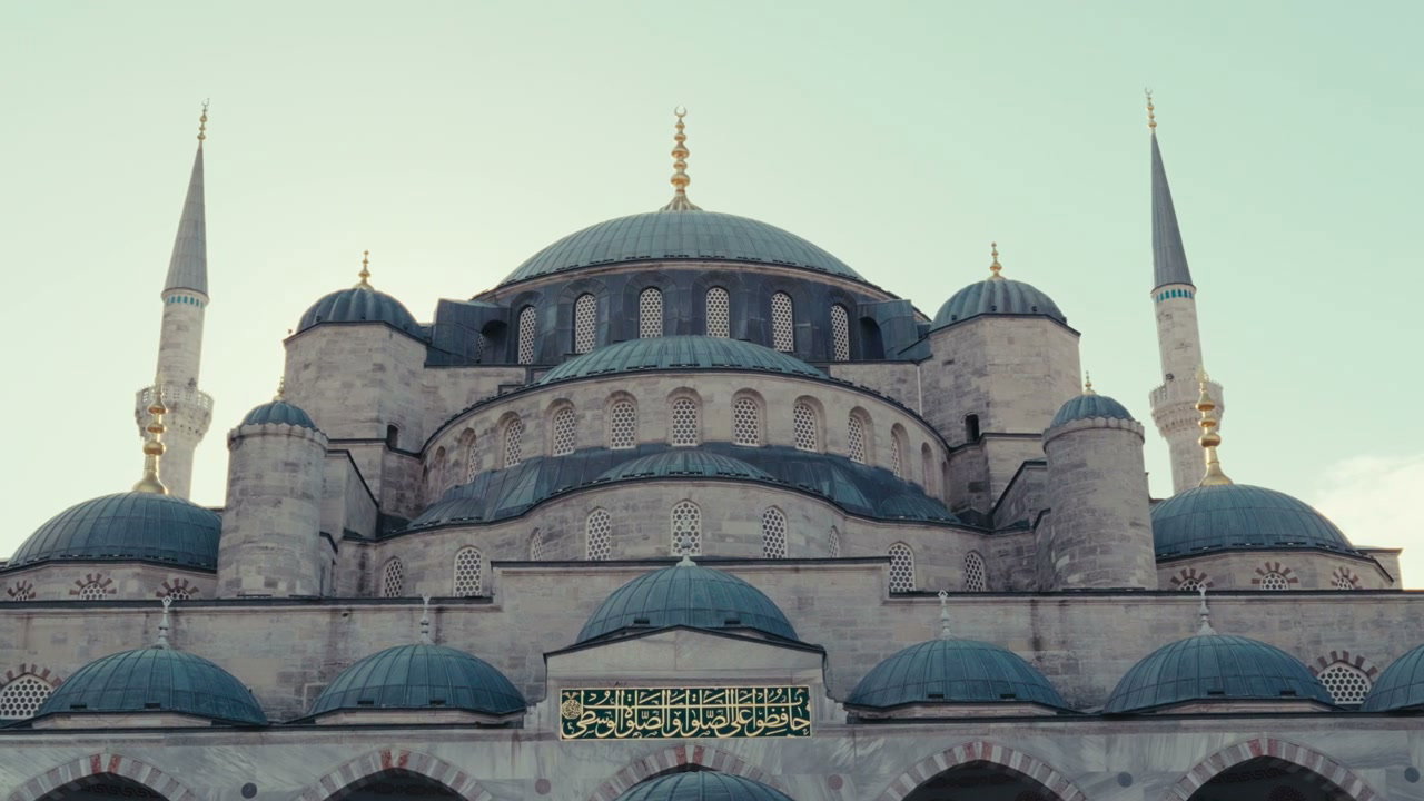Blue Mosque Domes And Minarets, Istanbul