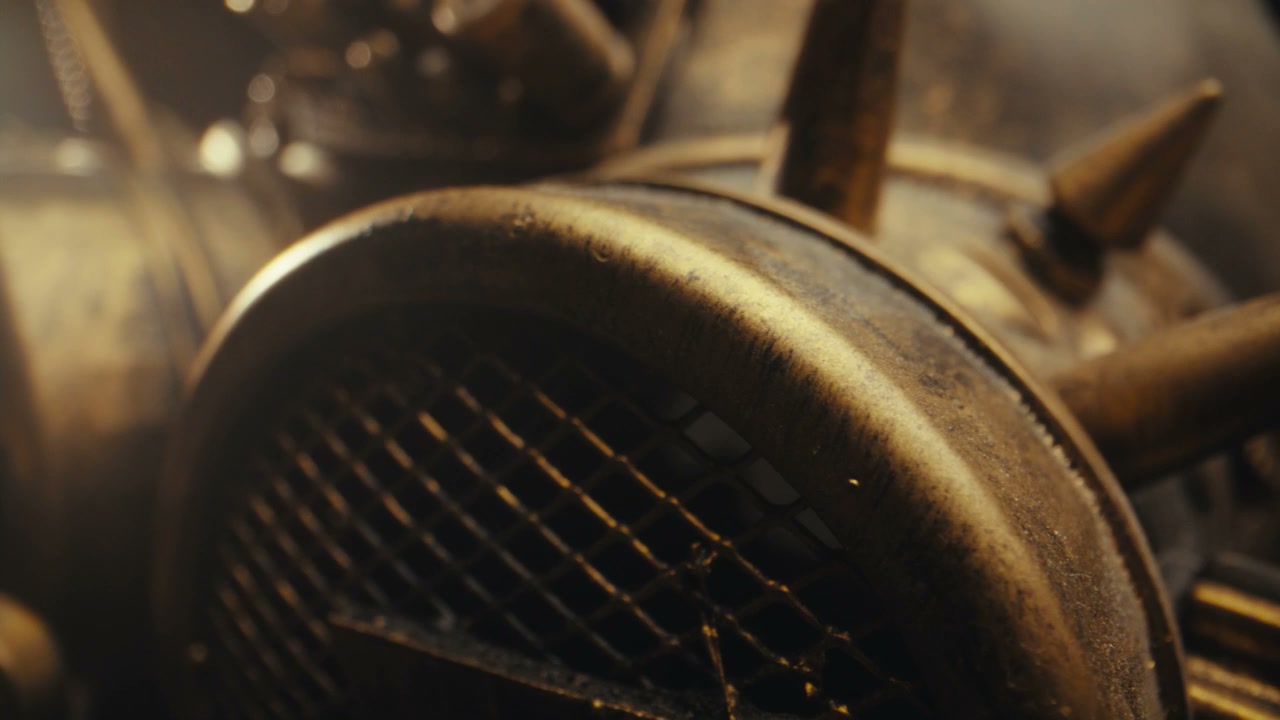 Intricate Steampunk Metal Machine Gears