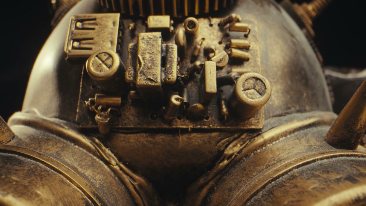Intricate Steampunk Gas Mask