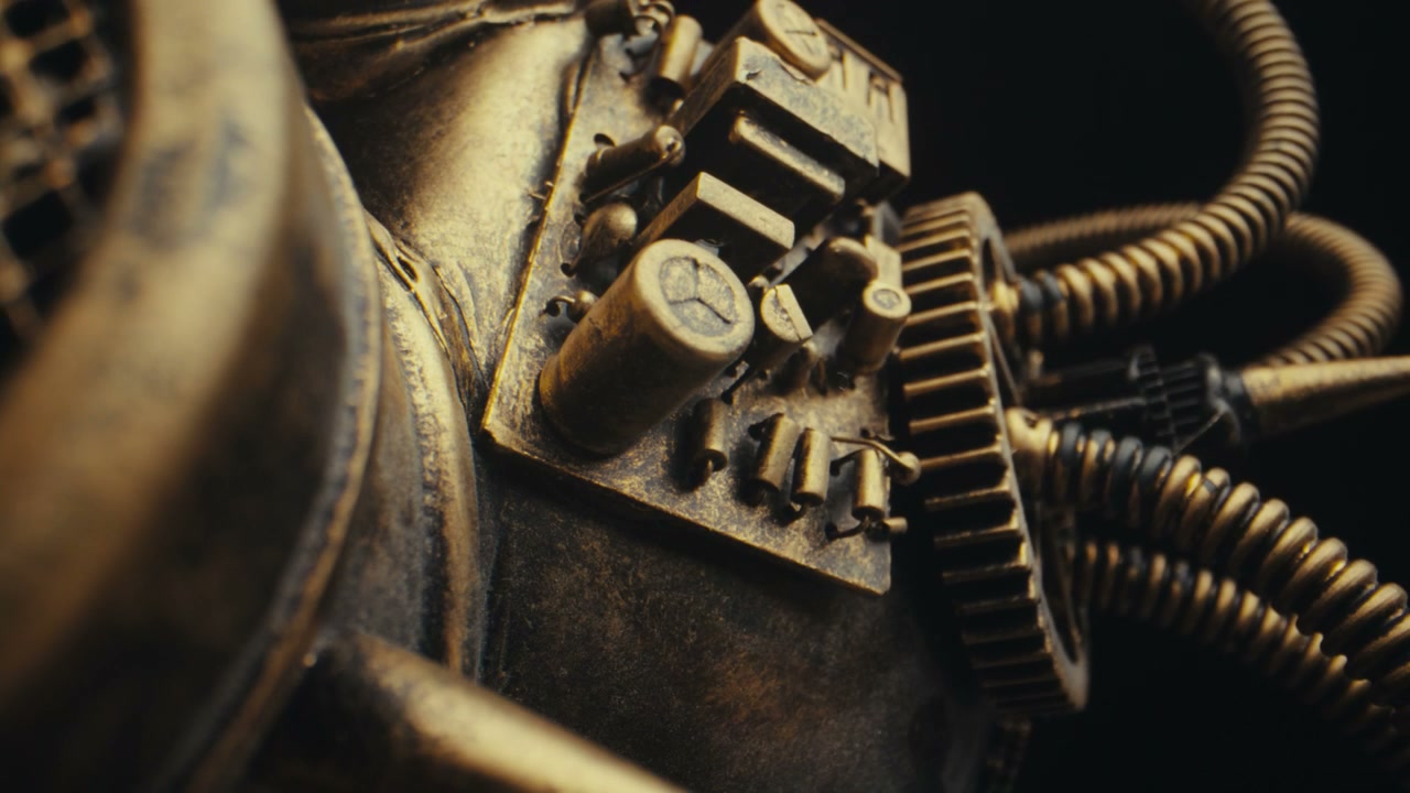 Vintage Gold Steampunk Machine