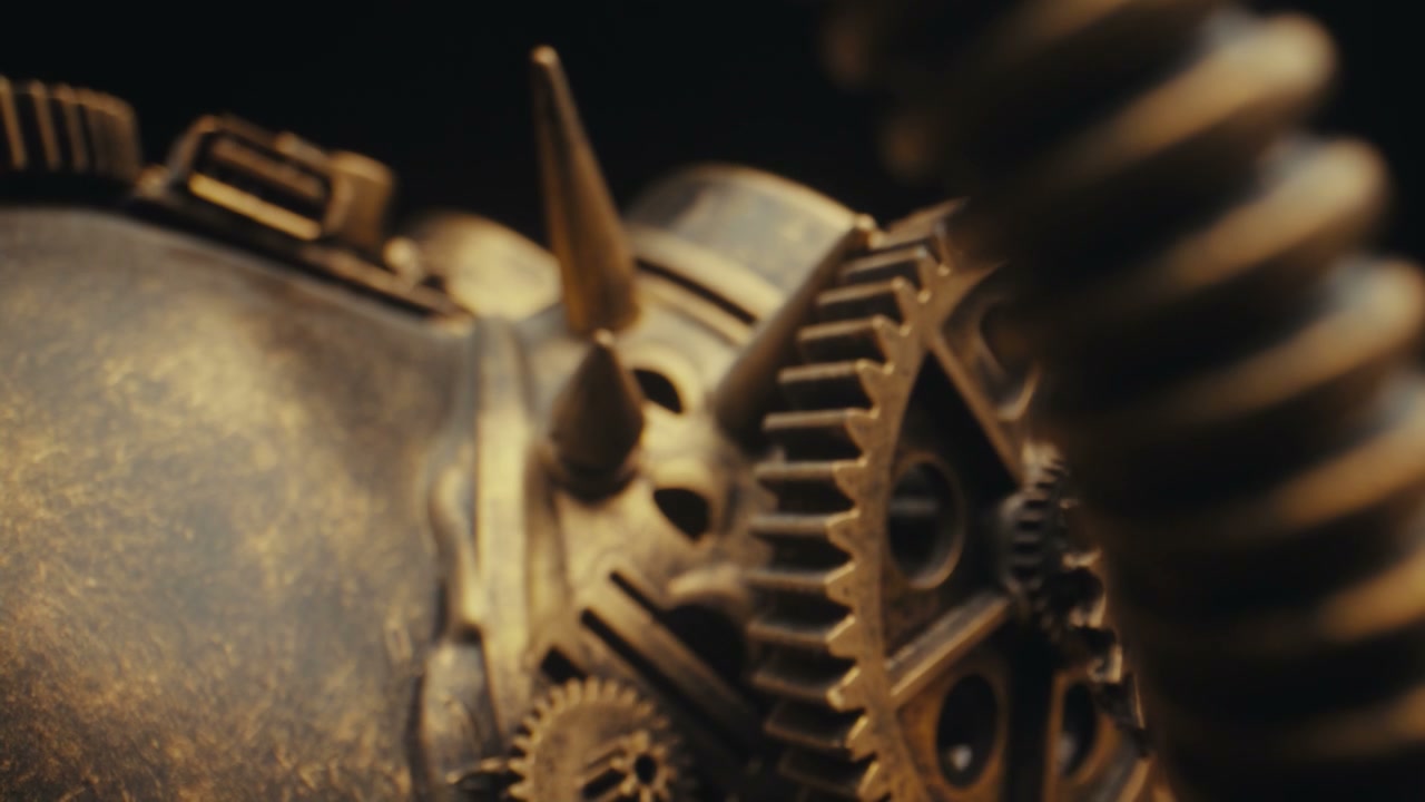 Steampunk Gears and Metal Machinery