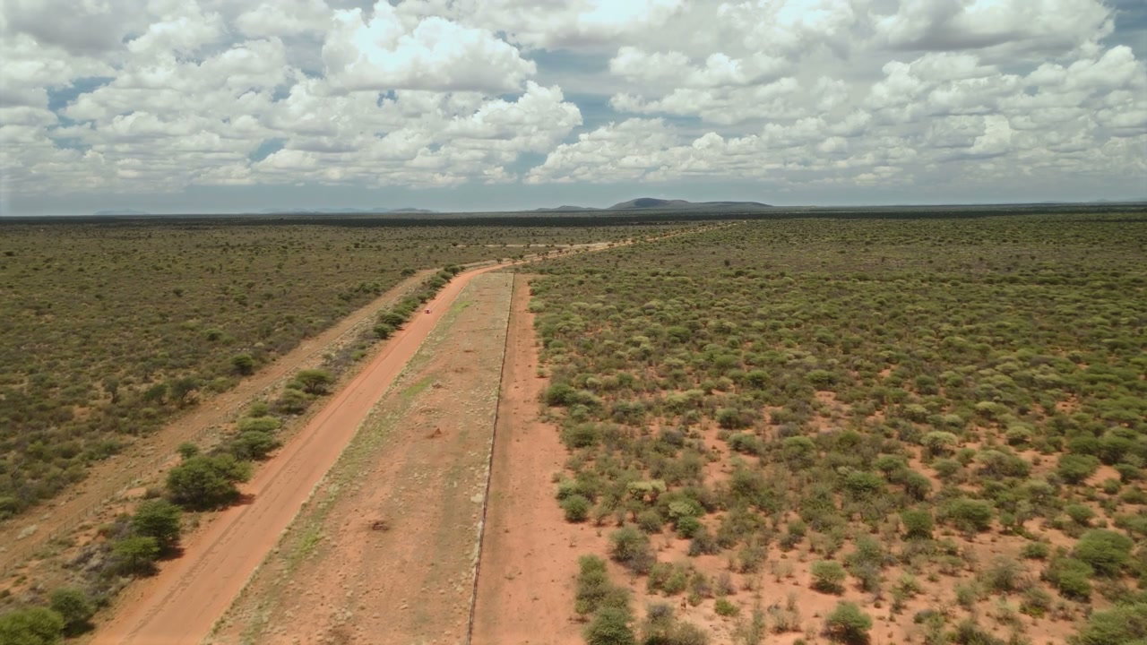 African Desert Road Landscape