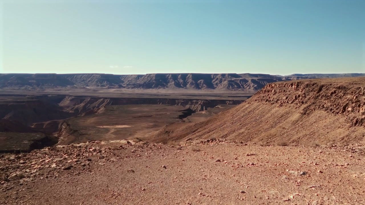 Vast African Canyon and Arid Landscape