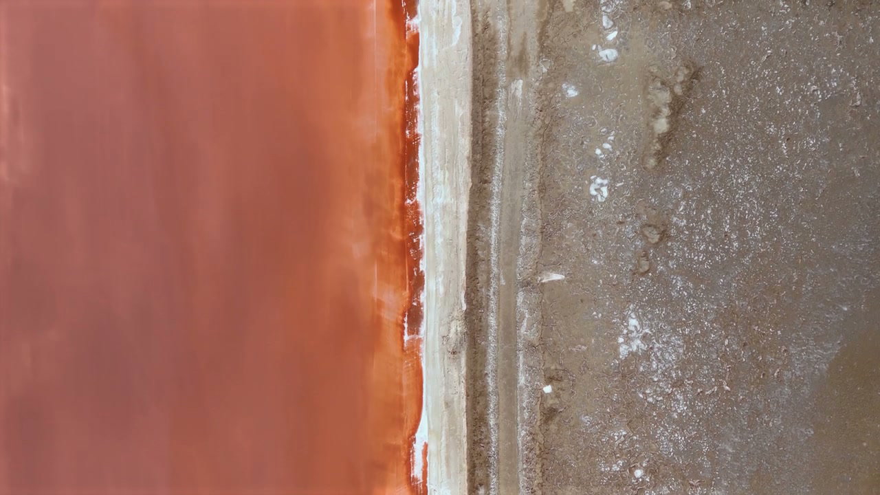 Pink Salt Lake and Dry Coast