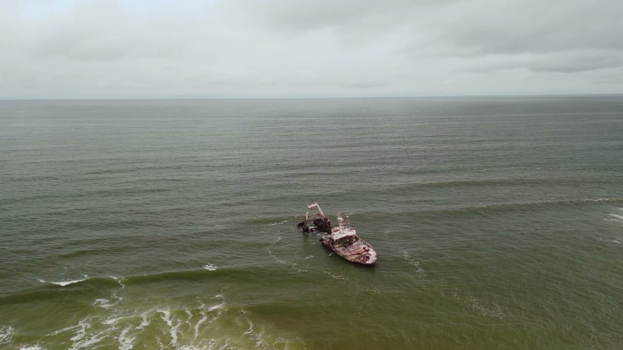 Shipwreck on Namibian Coast