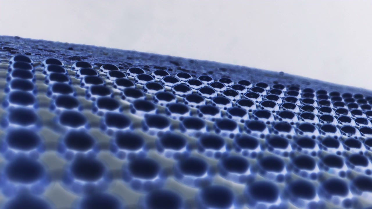 Macro Water Droplets on Patterned Grid