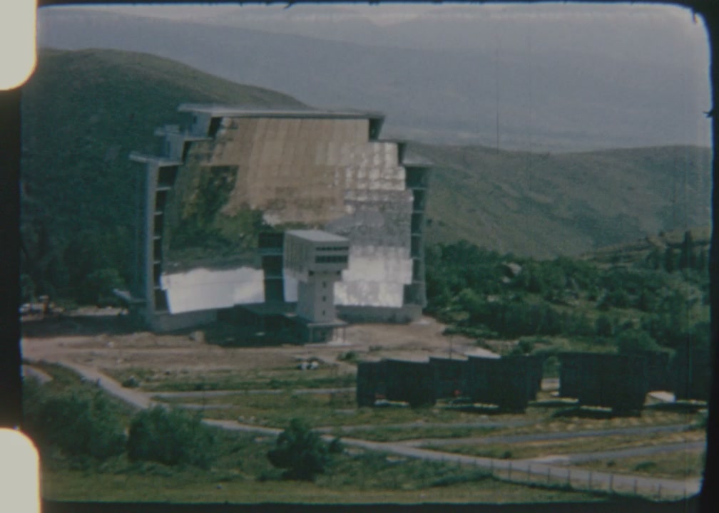 Odeillo Solar Furnace in French Mountains