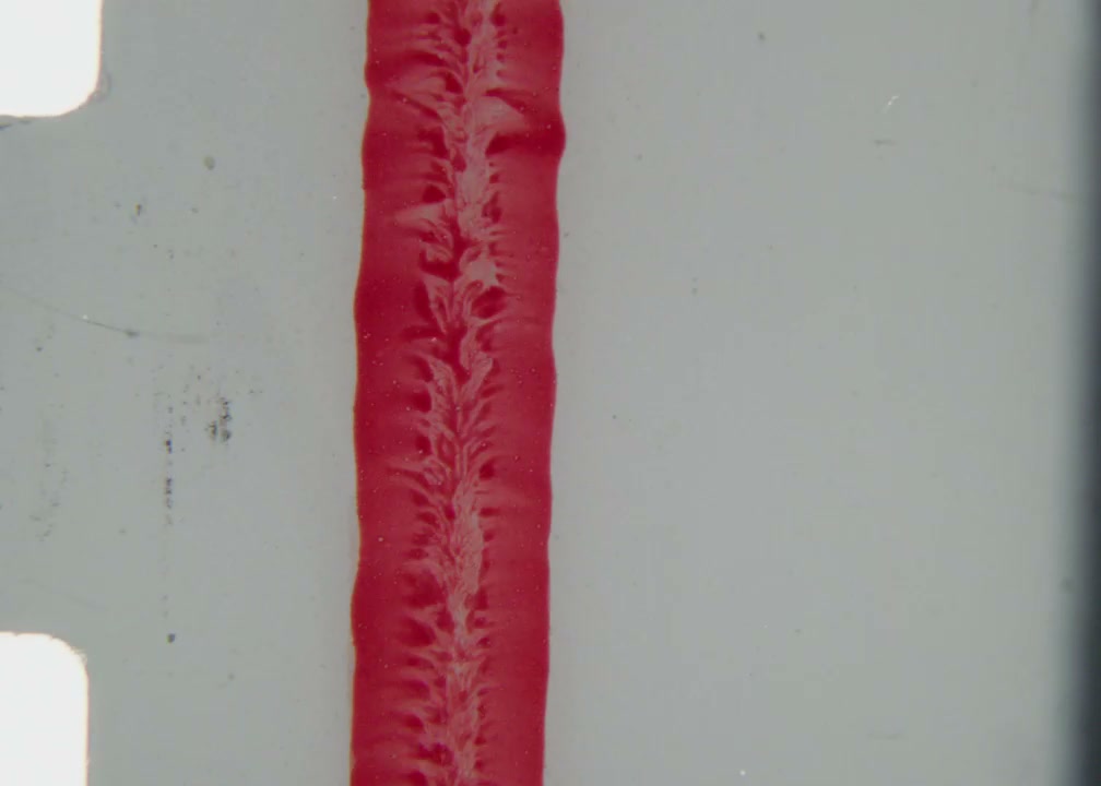 Abstract Red Line Film Leader