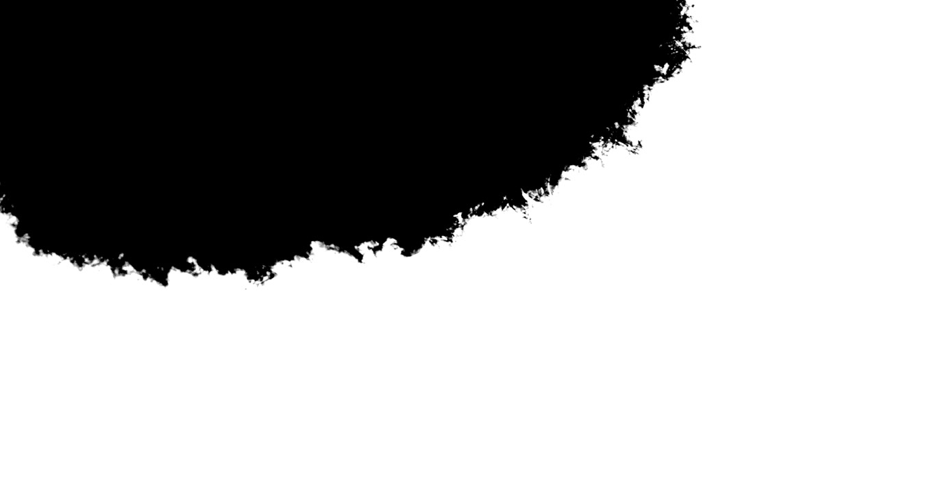 Black Ink Spreading Over White Background