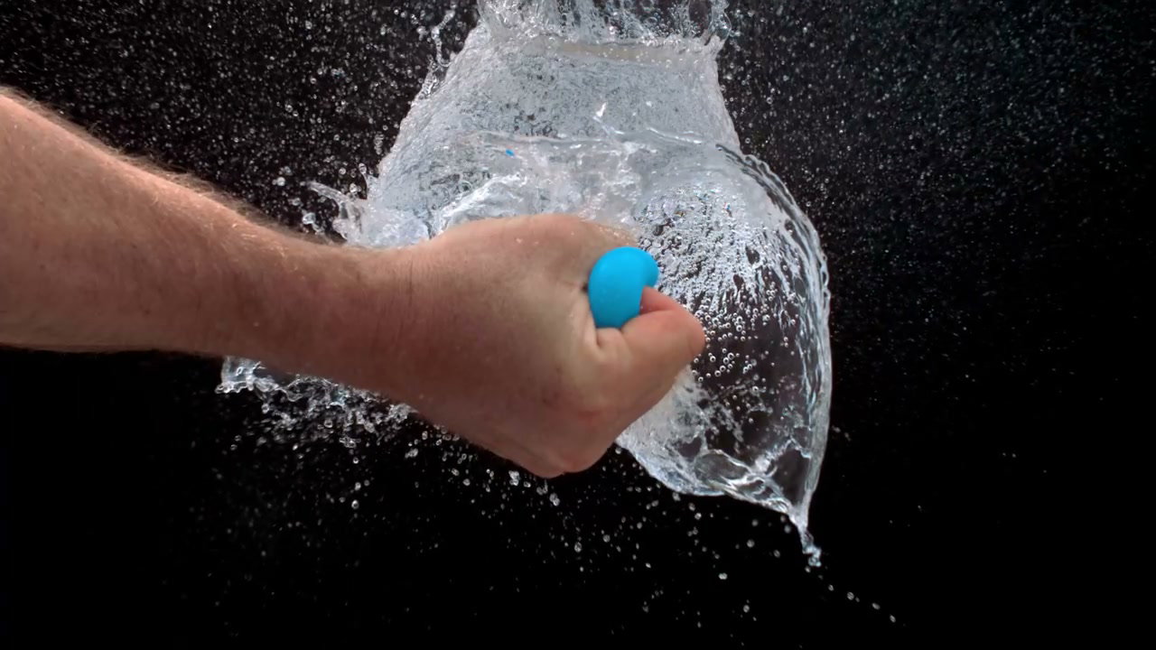 Slow Motion Water Balloon Burst