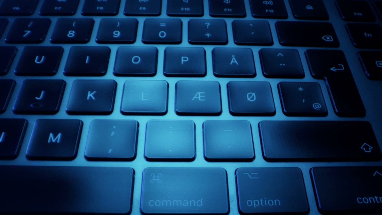 Colorful Illuminated Computer Keyboard