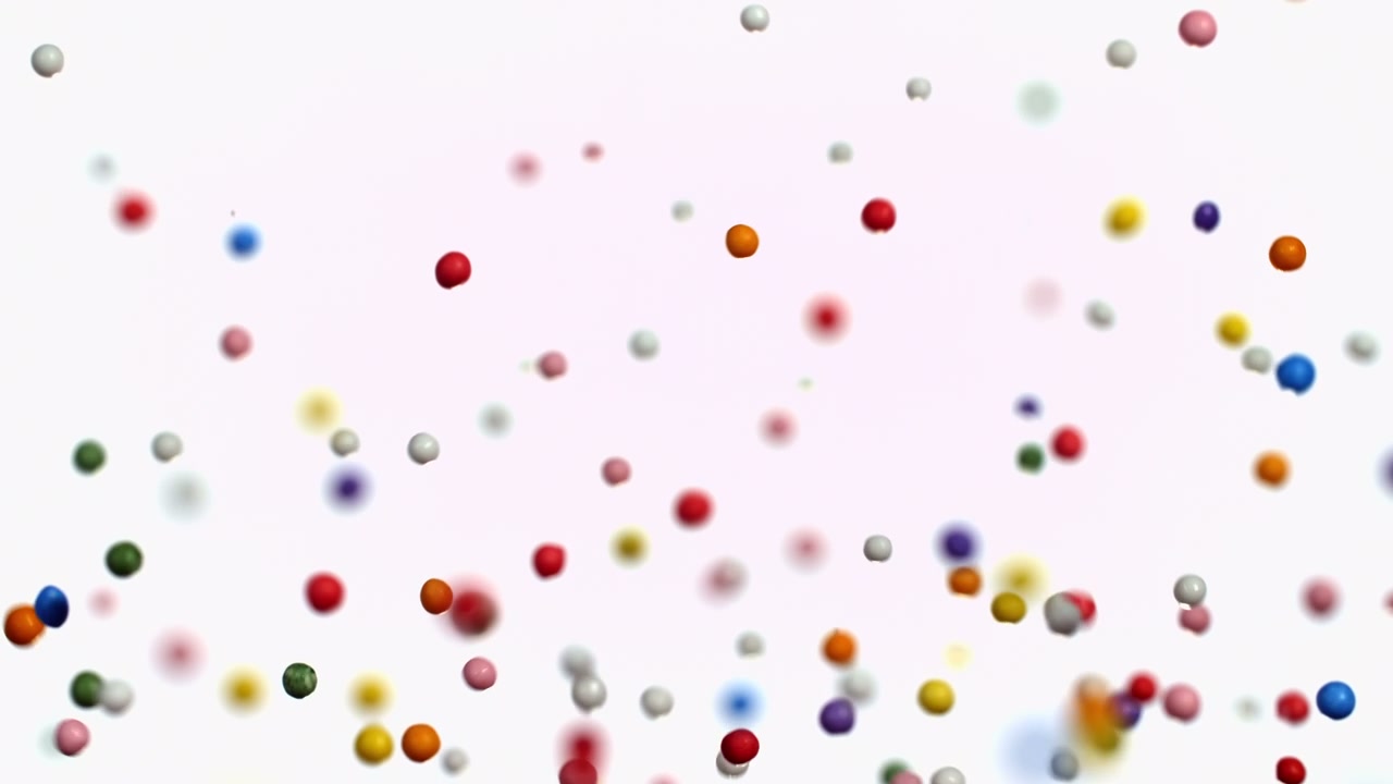 Colorful Sprinkles Falling in Slow Motion • Stock Video on Uppbeat