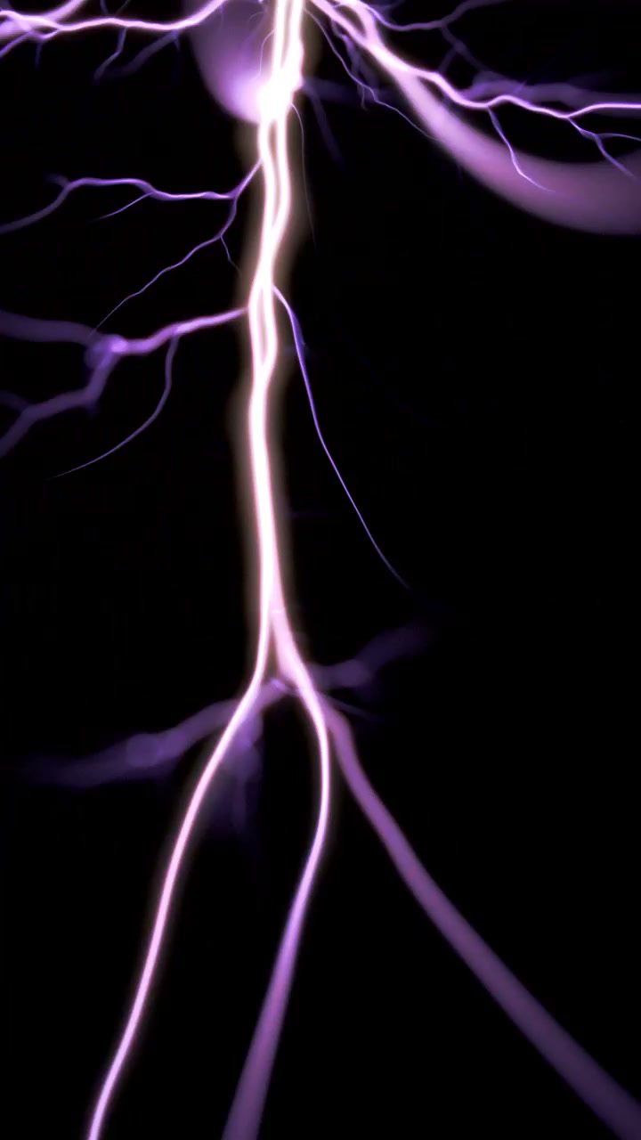 Purple Electric Discharge Overlay