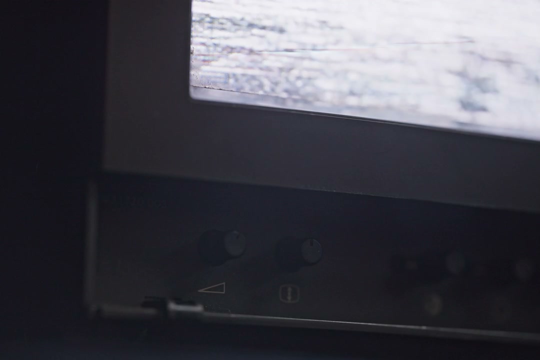Retro CRT Monitor With Static Flicker • Stock Video on Uppbeat