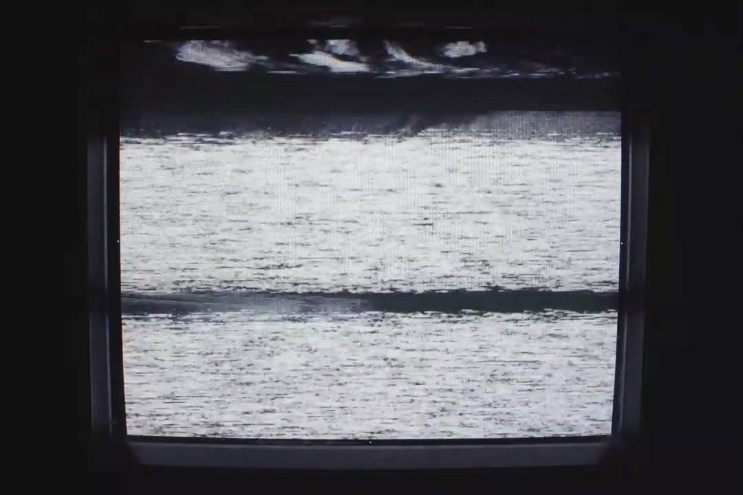 Retro Television Screen with Static and Blue Display • Stock Video on ...