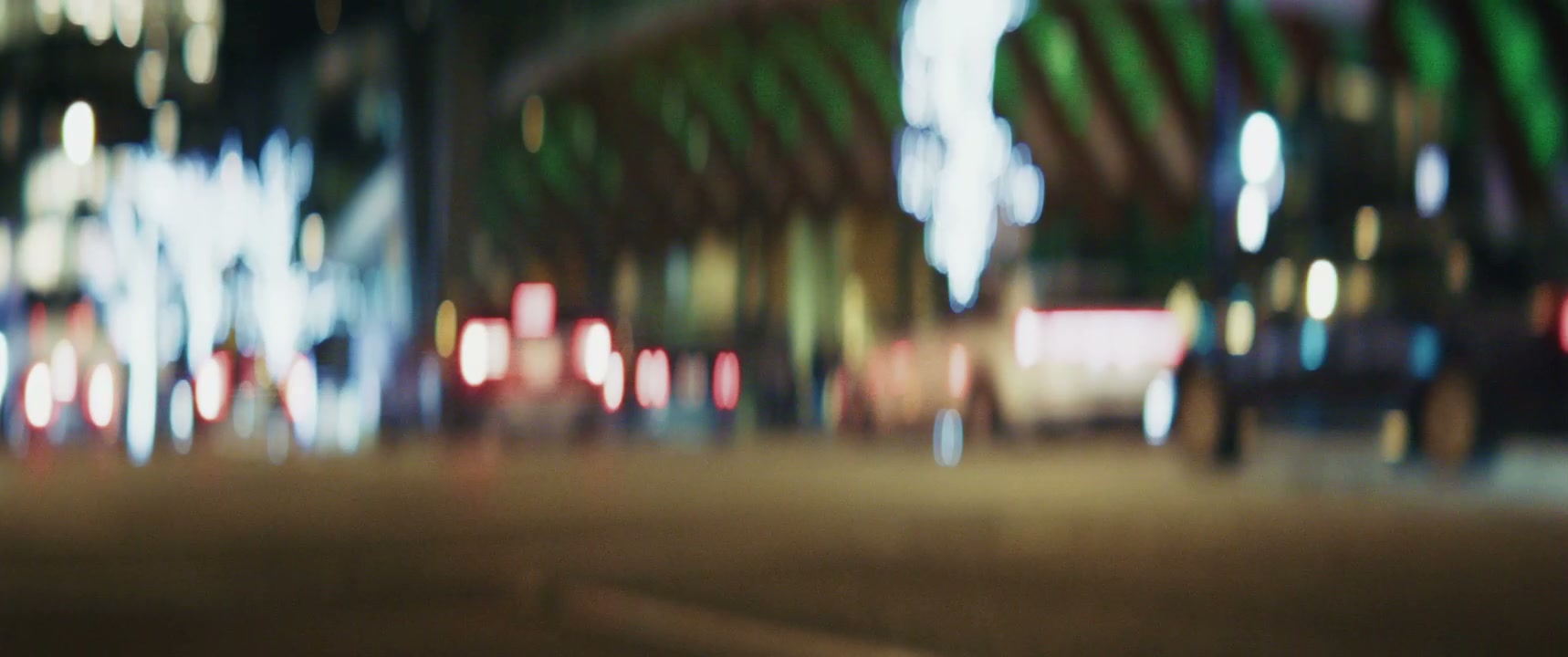 Anamorphic City Traffic Blur