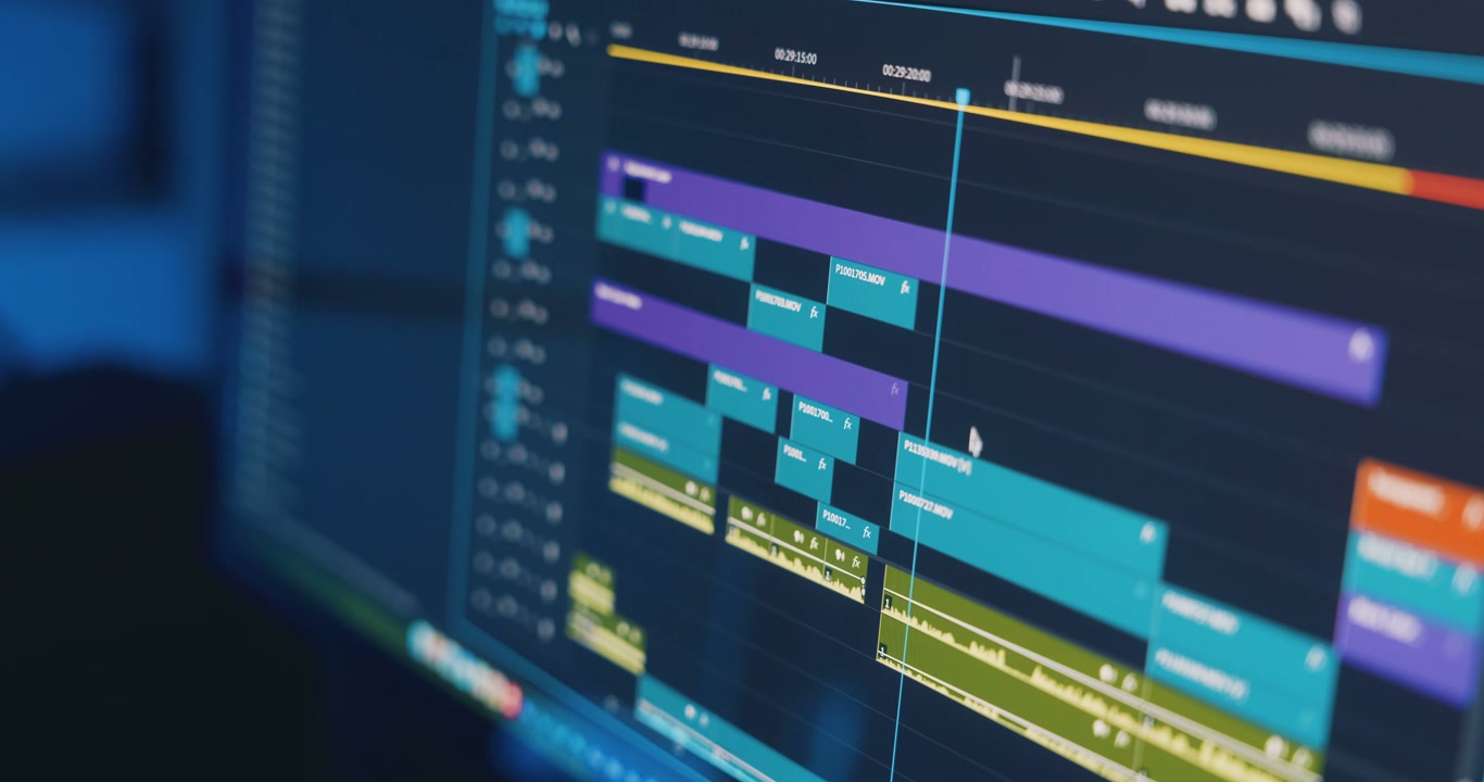 Mouse Dragging Video Clip on Editing Timeline • Stock Video on Uppbeat