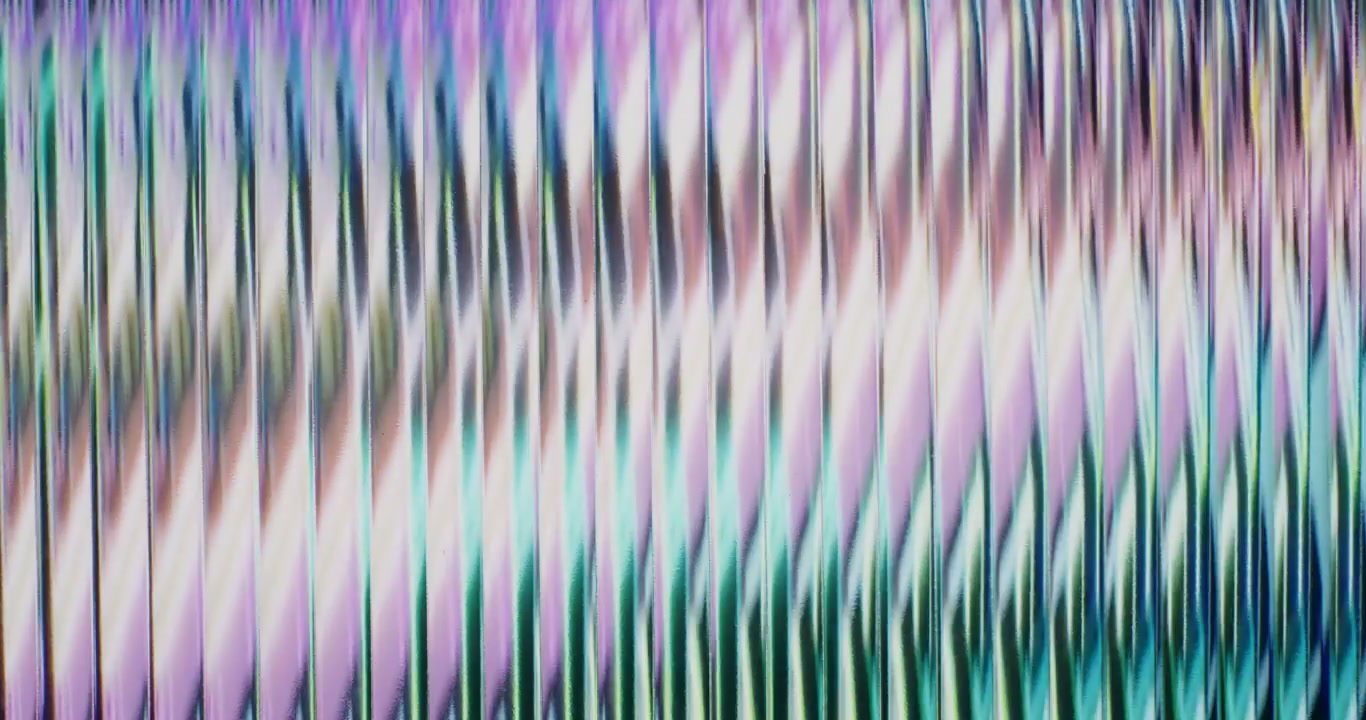Shifting Iridescent Vertical Lines