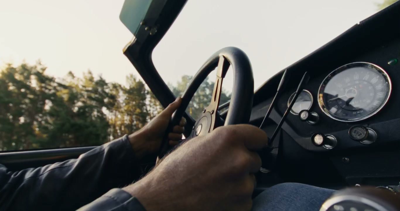 Driving a Classic Convertible Car