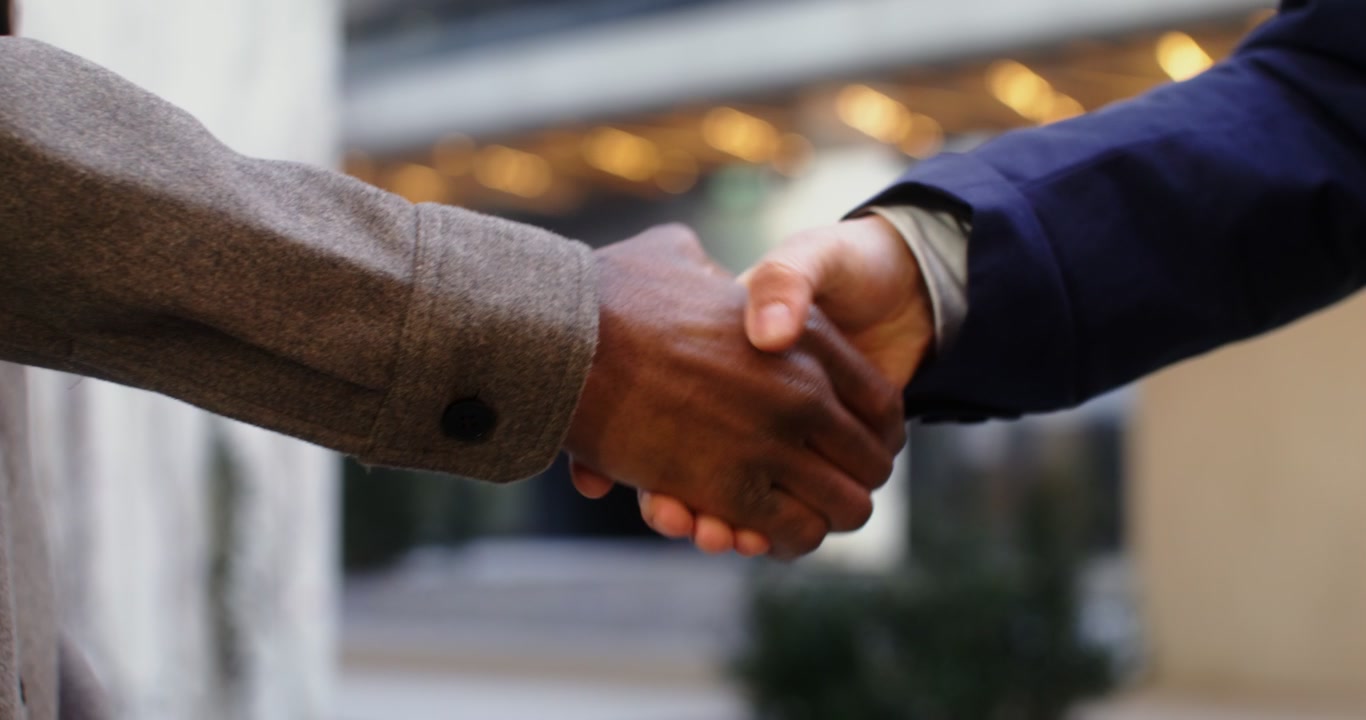 Business handshake